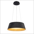 czarna lampa wisząca LED FRILL Step into Design ST-DL6487-BK