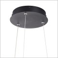 czarna podsufitka lampa wisząca LED FRILL Step into Design ST-DL6487-BK