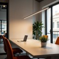 biała podłużna lampa liniowa nad stół MERIDA  DDXT2000B DomenoLED
