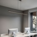 czarna lampa liniowa do biura 160cm MERIDA  DDXT2000B DomenoLED