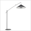 czarna lampa stojąca 240 cm POISE A Nowodvorski 11768