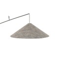 lampa podłogowa szary klosz na wysięgniku POISE A UMBRA GREY Nowodvorski 11767