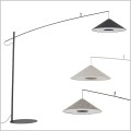Nowodvorski designerskie lampy podłogowe POISE A