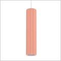 różowa lampa wisząca IVAR brzoskwiniowa Thoro TH.612