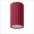 ciemny plafon LED 6,4 cm IVAR burgund Thoro TH.607