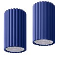 niebieska lampa wisząca LED IVAR ultramaryna Thoro TH.600  ultramaryna