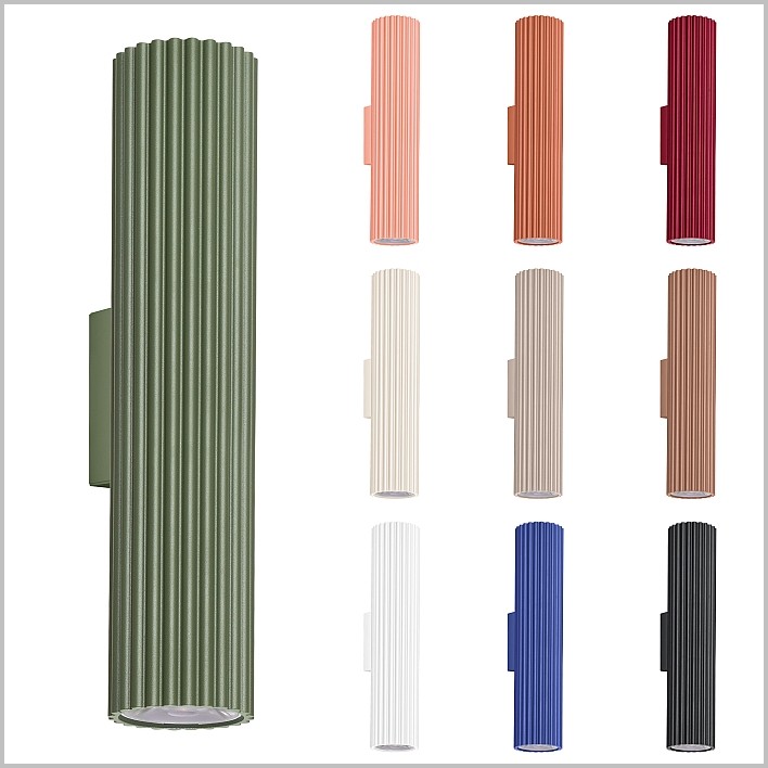 Thoro IVAR kolorowe kinkiety tuby LED PUSH DIMM
