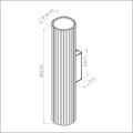 IVAR Thoro kinkiet LED 8W tuba 30 cm