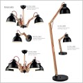czarne lampy industrialne MARCELLO polskiej marki Lamkur