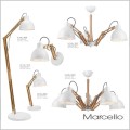 biale lampy w stylu skandynawskim Lamkur MARCELLO