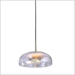 DISCO LED szklana lampa wisząca 23 cm Step into Design