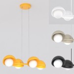 BOOM 4 kolorowa lampa wisząca szerokość 60 cm G9 Emibig