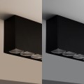 SOREN czarne plafony sufitowe LED 3000K lub 4000K  Thoro