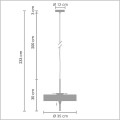 lampa wisząca  ATRDECO Step into Design MP8872 35cm