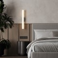 szklany kinkiet LED do sypialni LINEA Light Prestige LP-0510/1W-45 BK