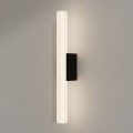 czarny kinkiet szklany klosz LINEA Light Prestige LP-0510-1W/61 BK