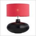 czarna lampa stołowa ze szkła SEKWANA Argon 3046