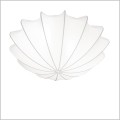 lampa sufitowa pokryta elastyczną białą tkaniną Form M 50cm Nowodvorski