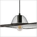czarna ażurowa lampa wisząca DECO candellux 31-38272