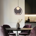 candellux szklana lampa wisząca BRIN 31-38333