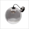 szklane lampy wiszące grafitowe szkło BRIN candellux 31-38333