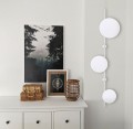 minimalistyczny biały kinkiet do przedpokoju PERO Kaja K-5325