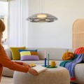 szklana lampa wisząca do salonu OMBRE candellux 31-51102