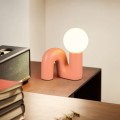 brzoskwiniowa lampka do sypialni QUINN Trio RL R56821040