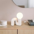 szara lampka na komodę QUINN Trio RL  R56821076