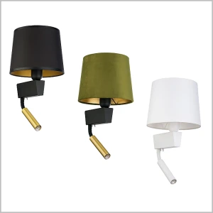 CHILLIN II kinkiety do czytania z abażurem G9 + E27 Nowodvorski