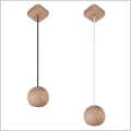 drewniane lampy wiszące BALLI-1 DĄB Hellux
