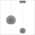 szara lampa wisząca kula 14 cm BALLI-1 KULE Hellux 8540112