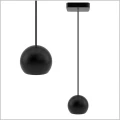 czarna lampa wisząca kula 14 cm BALLI-1 KULE Hellux 8540119