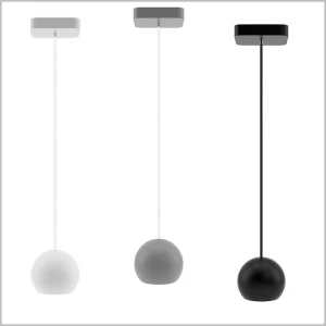 BALLI-1 KULE lampy wiszące 14 cm z drewna 1 x GU10 Hellux