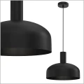 czarna lampa wisząca VISBY Milagro MPL1553.png