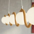 żółta lampa wisząca SINUS ORANGE OPAL Emibig 1665-5_zolta-lampa.jpg