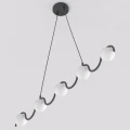 czarno biała lampa wisząca SINUS BLACK Emibig 1582/5