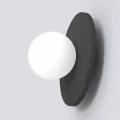 czarno biały kinkiet 20 cm CALMA S K1 BLACK Emibig 1658K1S