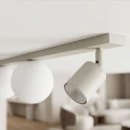 beżowa lampa z białym kloszem NANO Kaja K-6030