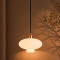lampa wisząca z białym kloszem TRESCO MLECZNY Argon 8980