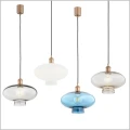 Argon kolorowe szklane lampy TRESCO