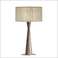 Lampa gabinetowa drewniana podstawa jesion abażur walec1xE27 Baron LG-1 Kandela