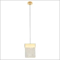 elegancka złota lampa wiszaca Vetro Maxlight P0428D