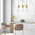 złote lampy wiszące MANACOR Light Prestige LP-232/1P G