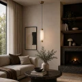 szklana lampa do salonu OSMO Step into Design ST-15038P-1