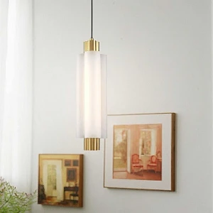 OSMO złoto szklana lampa wisząca LED Step into Design