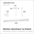 DomenoLED COSMO DDXT1200 lampy LED 120cm