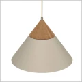 metalowa lampa wisząca w stylu japandi Single Luminex 457
