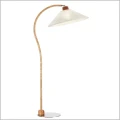 drewniana lampa podłogowa w stylu boho ESSET Markslojd 109189