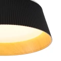 czarna lampa wisząca ryflowany klosz FRILL Step into Design ST-DL6487-BK